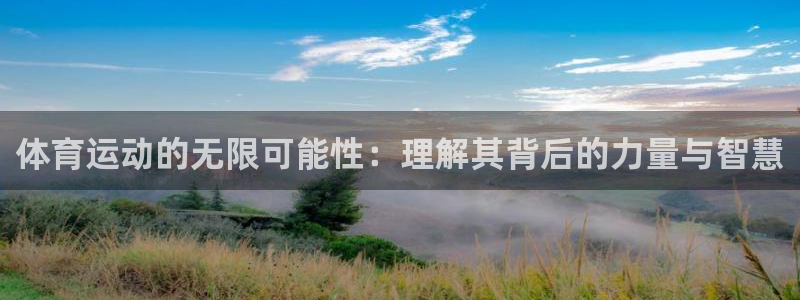 3377体育官方正版app集团：体育运动的无限可能性：理解其