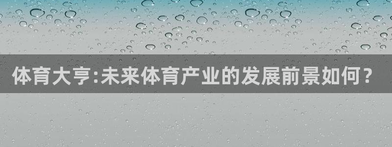3377体育官方正版app神州：体育大亨:未来体育产